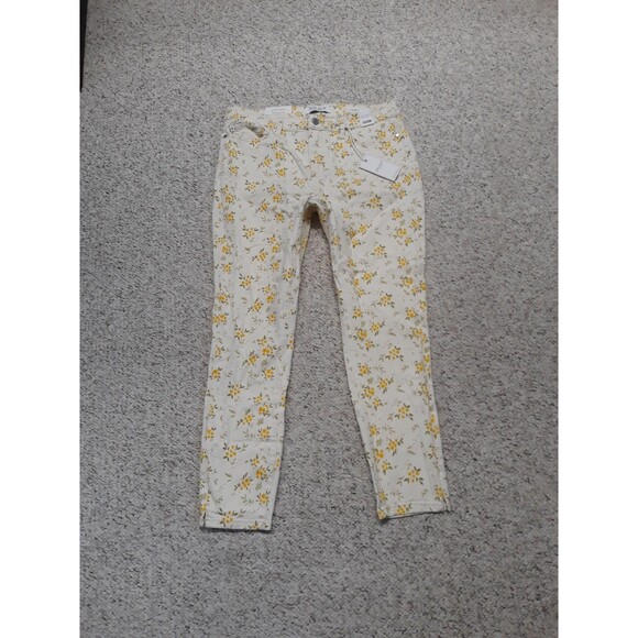 NWT Judy Blue Golden Meadow Floral Cottagecore Mid-Rise Skinny Fit 13/31 - Picture 3 of 9